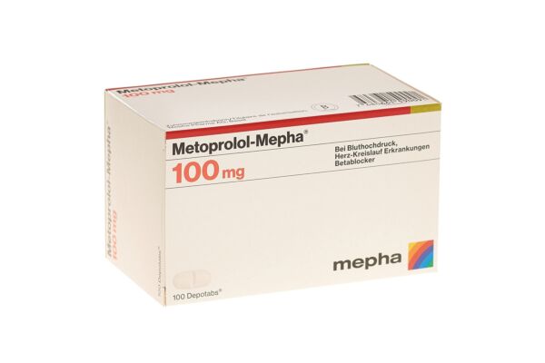 Metoprolol-Mepha depotabs 100 mg 100 pce