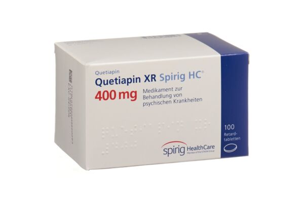 Quetiapin XR Spirig HC Ret Tabl 400 mg 100 Stk