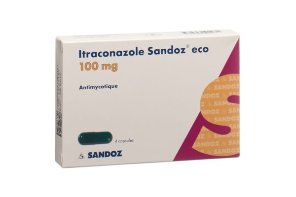 Itraconazol Sandoz eco 4 Kaps 100 mg 4 Stk