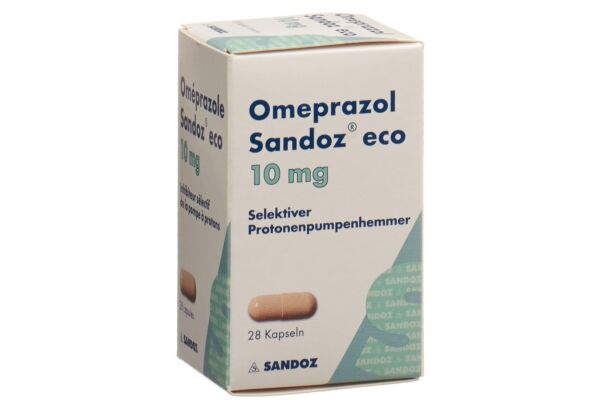 Oméprazole Sandoz eco caps 10 mg bte 28 pce