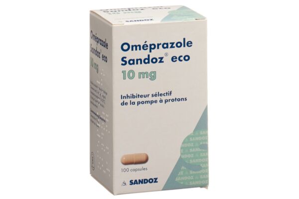 Omeprazol Sandoz eco Kaps 10 mg Ds 100 Stk