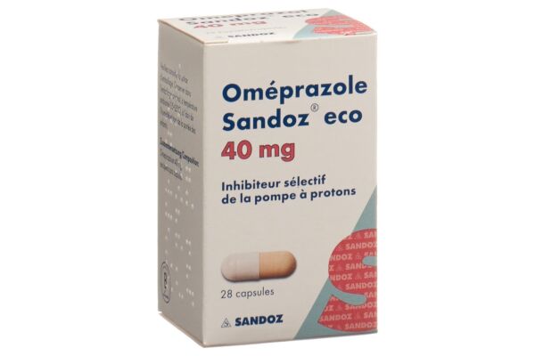 Omeprazol Sandoz eco Kaps 40 mg Ds 28 Stk