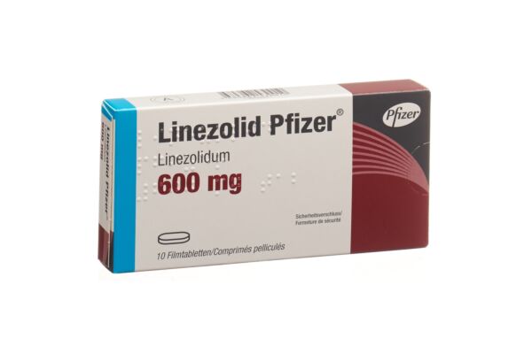 Linezolid Pfizer Filmtabl 600 mg 10 Stk