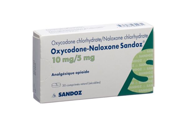 Oxycodon-Naloxon Sandoz Ret Tabl 10 mg/5 mg 30 Stk