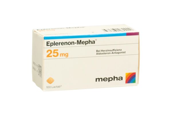 Eplerenon-Mepha cpr pell 25 mg 100 pce