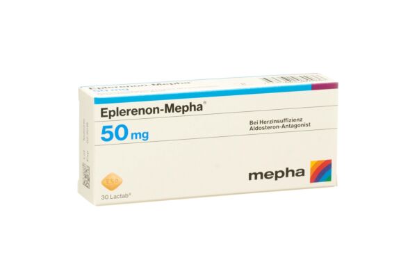 Eplerenon-Mepha cpr pell 50 mg 30 pce