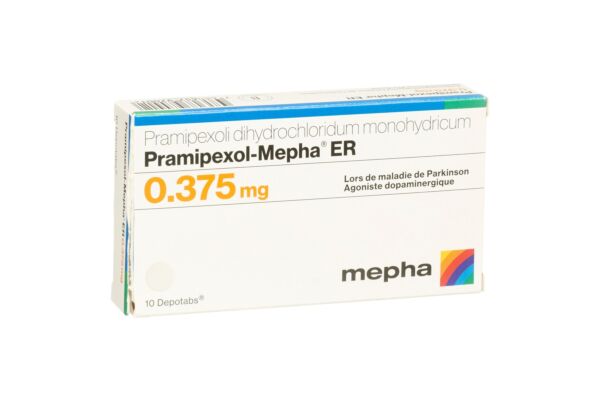 Pramipexol-Mepha ER depotabs 0.375 mg 10 pce