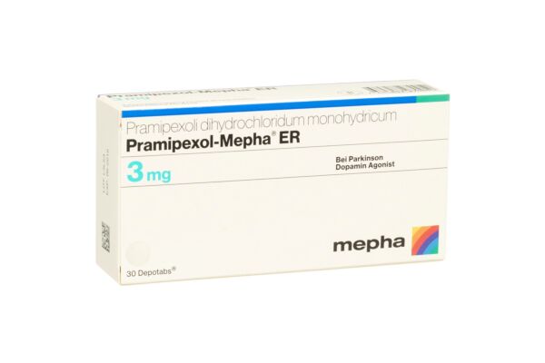 Pramipexol-Mepha ER depotabs 3 mg 30 pce