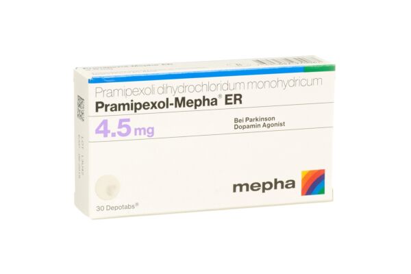 Pramipexol-Mepha ER depotabs 4.5 mg 30 pce