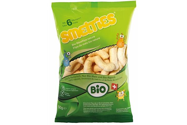 Smelties flips de maïs bio (fabriqué en Suisse) 50 g