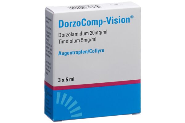 DorzoComp-Vision gtt opht 20 mg/ml, 5 mg/ml 3 fl 5 ml