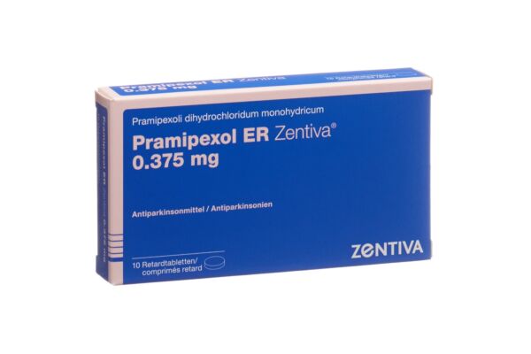 Pramipexol ER Zentiva cpr ret 0.375 mg 10 pce