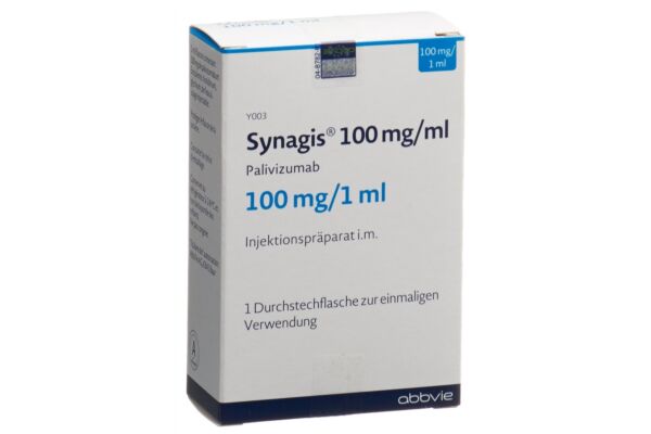 Synagis Inj Lös 100 mg/1ml Durchstf