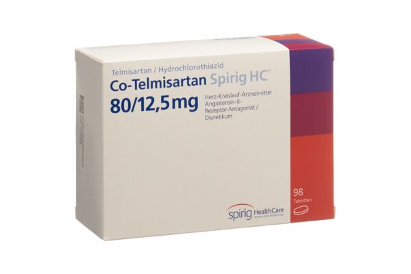 Co-Telmisartan Spirig HC cpr 80/12.5 mg 98 pce