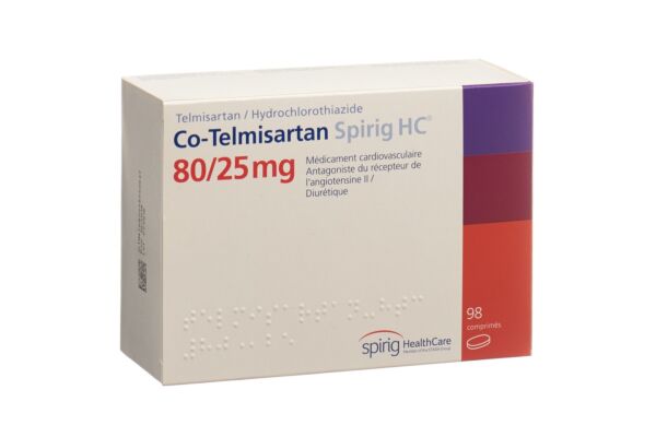 Co-Telmisartan Spirig HC cpr 80/25 mg 98 pce