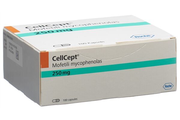 Ordinare online CellCept Kaps 250 mg 100 Stk su ricetta