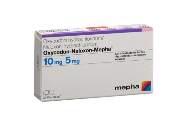 Oxycodon-Naloxon-Mepha cpr ret 10mg/5mg 30 pce