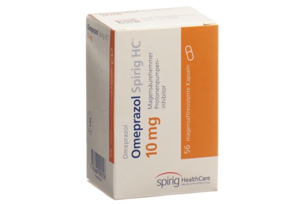 Oméprazole Spirig HC caps 10 mg bte 56 pce