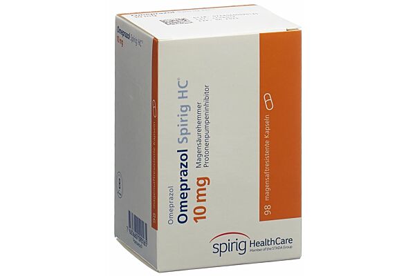 Oméprazole Spirig HC caps 10 mg bte 98 pce