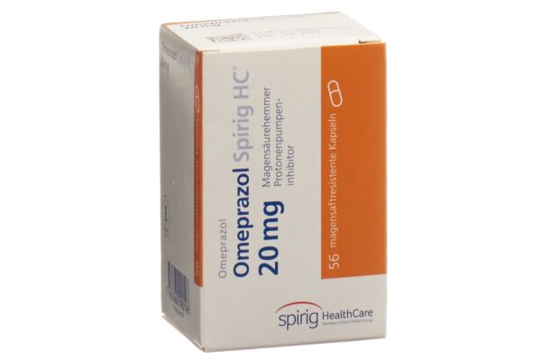 Omeprazol Spirig HC Kaps 20 mg Ds 56 Stk