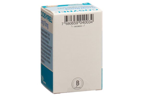 Cosyrel cpr pell Bisoprolol fumarate 5mg/Périndopril arginine 10mg bte 30 pce