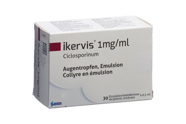 Ikervis gtt opht 1 mg/ml 30 monodos 0.3 ml