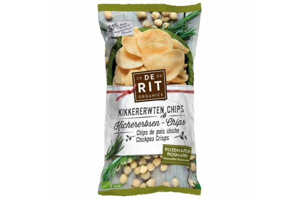 De Rit Chips de pois chiches romarin bio sach 75 g