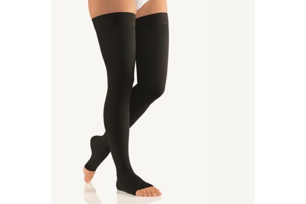 Bort Vital AG CCL2 I pointe ouverte large-normal noir bande adhésive 1 paire