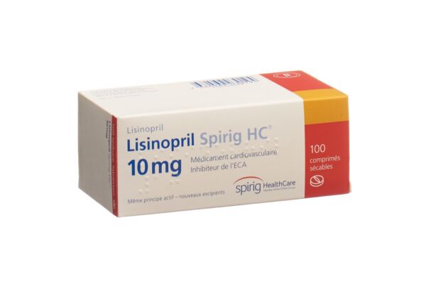 Lisinopril Spirig HC Tabl 10 mg 100 Stk