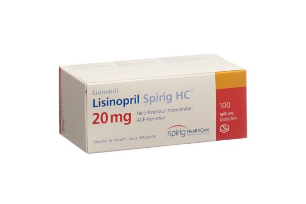 Lisinopril Spirig HC cpr 20 mg 100 pce