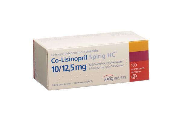 Co-Lisinopril Spirig HC cpr 10/12.5 mg 100 pce