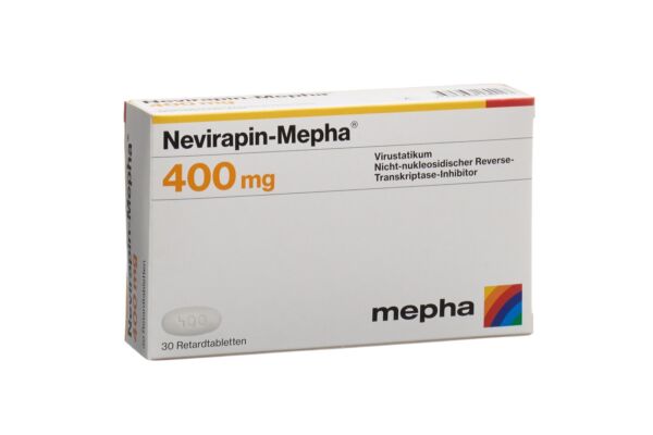 Nevirapin-Mepha Ret Tabl 400 mg Blist 30 Stk