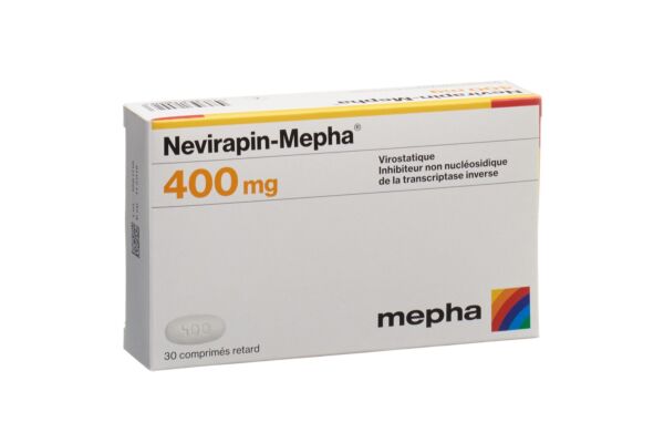 Nevirapin-Mepha cpr ret 400 mg blist 30 pce