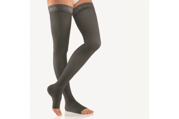 Bort Trend AG CCL2 I pointe ouverte large-normal anthracite bande fantaise 1 paire