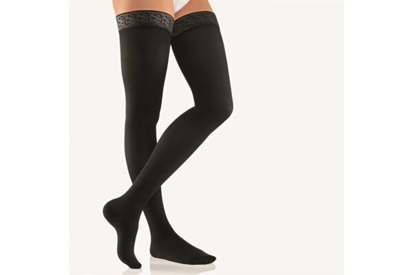 Bort Trend AG CCL2 I pointe fermée large-normal noir bande fantaise 1 paire