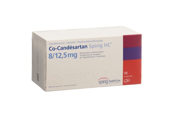 Co-Candesartan Spirig HC Tabl 8/12.5mg 98 Stk