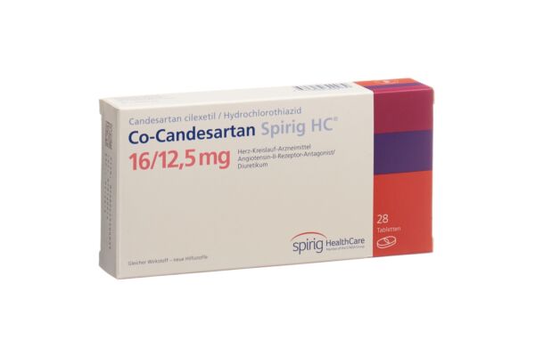 Co-Candésartan Spirig HC cpr 16/12.5mg 28 pce