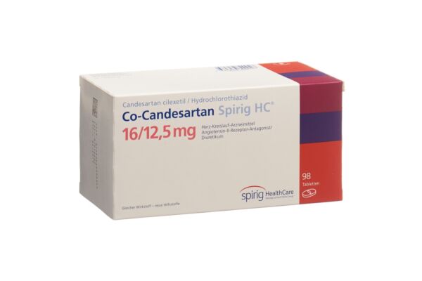 Co-Candesartan Spirig HC Tabl 16/12.5mg 98 Stk