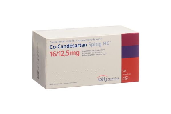 Co-Candesartan Spirig HC Tabl 16/12.5mg 98 Stk