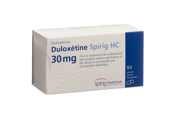 Duloxétine Spirig HC caps 30 mg 84 pce