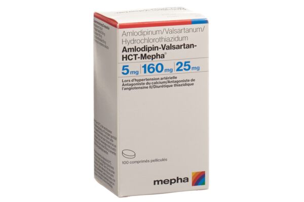 Amlodipin-Valsartan-HCT-Mepha Filmtabl 5mg/160mg/25mg 100 Stk