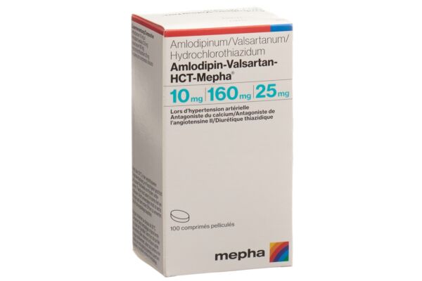 Amlodipin-Valsartan-HCT-Mepha cpr pell 10mg/160mg/25mg 100 pce