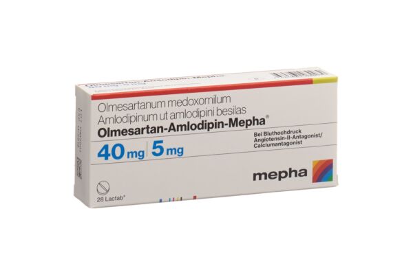 Olmesartan-Amlodipin-Mepha Filmtabl 40mg/5mg 28 Stk