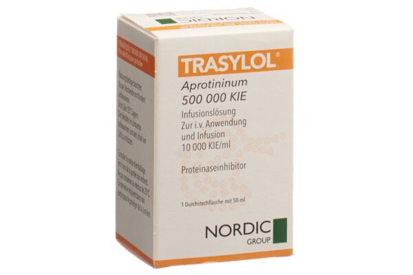 Trasylol sol perf 500000 UIK flac 50 ml