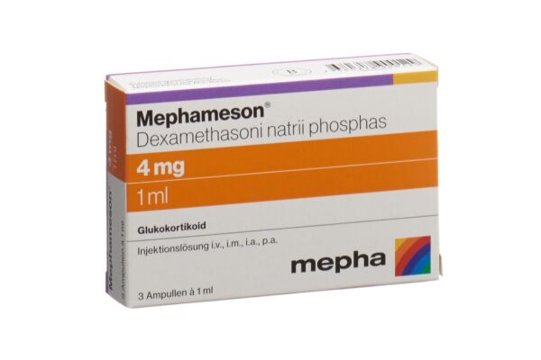 Mephameson Inj Lös 4 mg/ml 3 Amp 1 ml