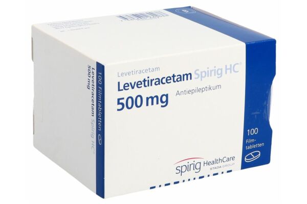 Levetiracetam Spirig HC Filmtabl 500 mg 100 Stk