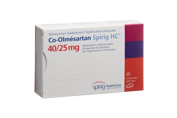 Co-Olmesartan Spirig HC Filmtabl 40 mg/25 mg 30 Stk