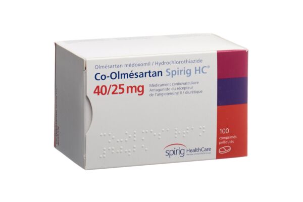 Co-Olmesartan Spirig HC Filmtabl 40 mg/25 mg 100 Stk