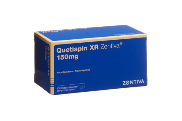 Quetiapin XR Zentiva cpr ret 150 mg 100 pce