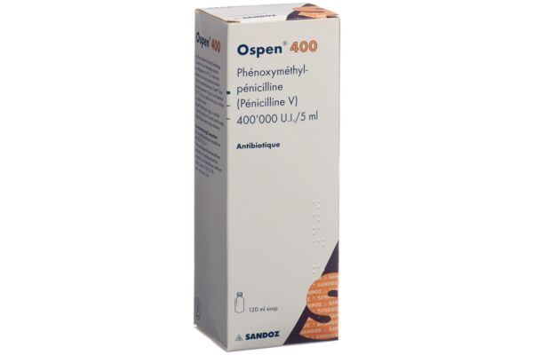 Ospen 400 sirop 400000 UI/5ml fl 120 ml